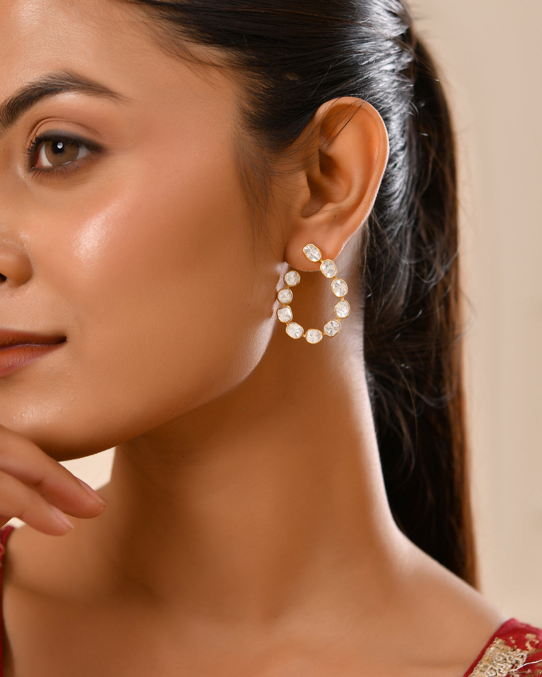 Polki Gulbahar Hoops
