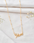 Name Diamond Necklace-Veyaa