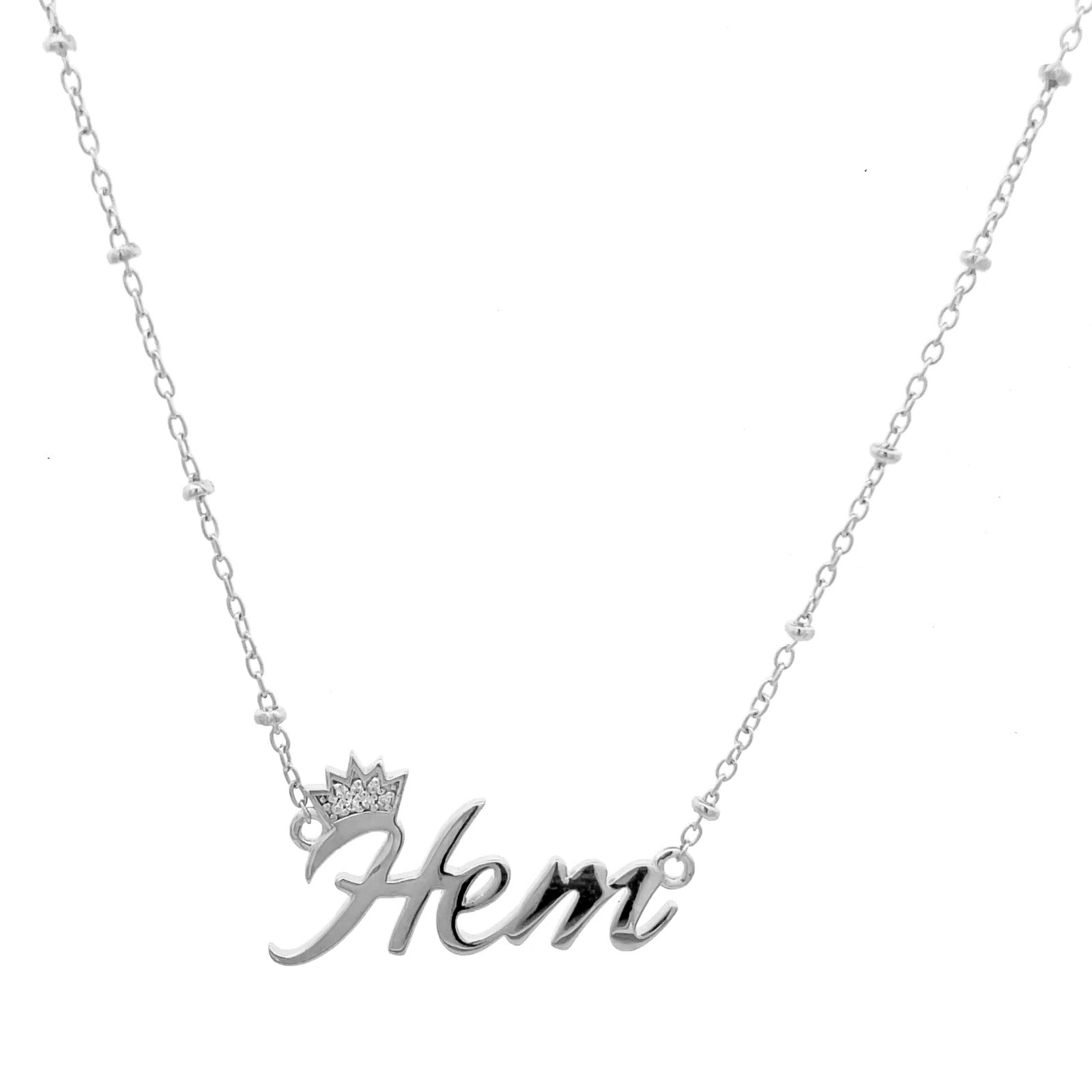 Name Diamond Necklace-Veyaa