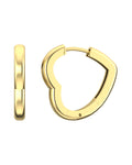 Heart Hoop Earring-Veyaa