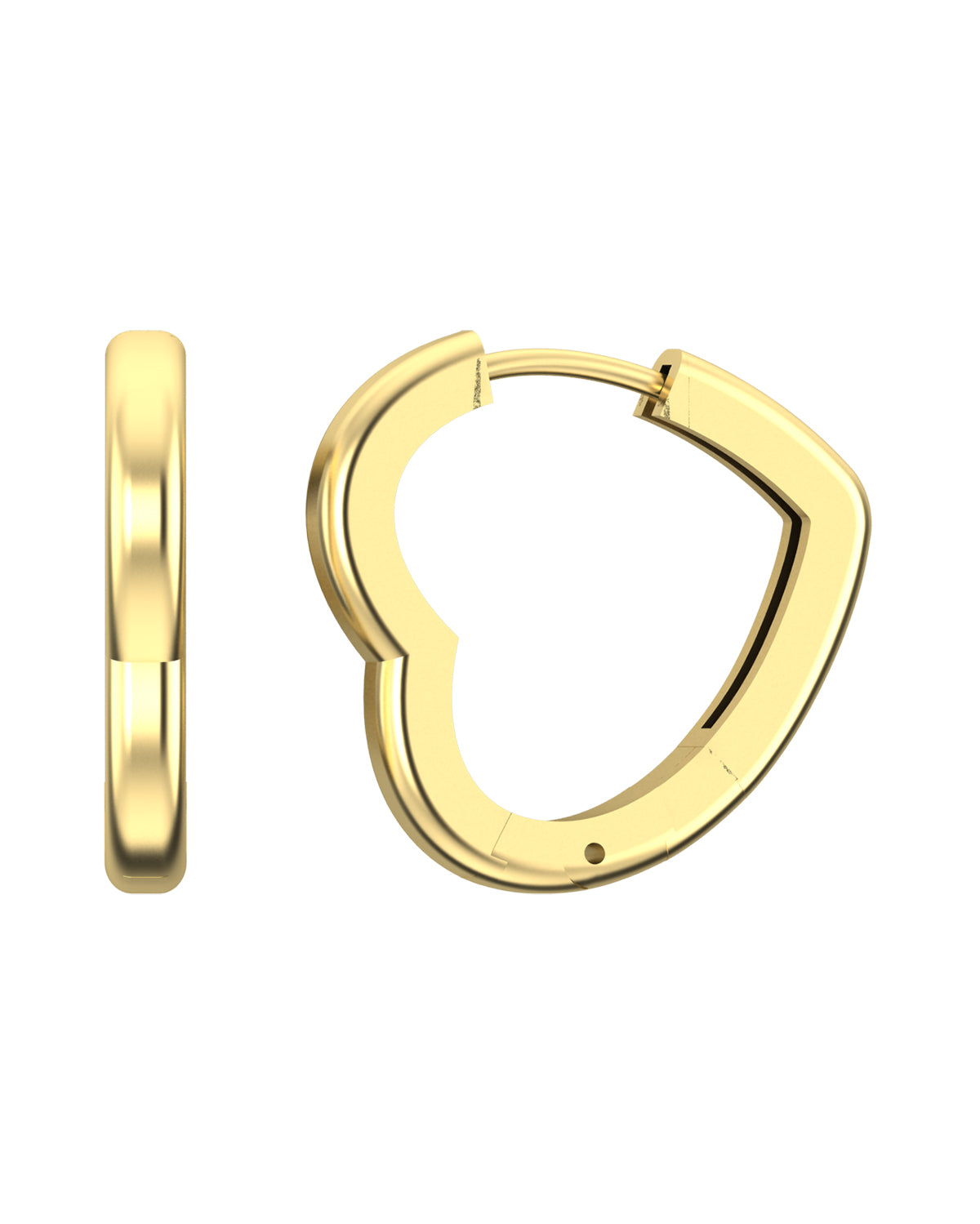 Heart Hoop Earring-Veyaa