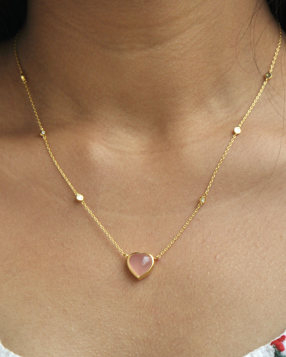 0.19 Carat Pink Love Neckpiece