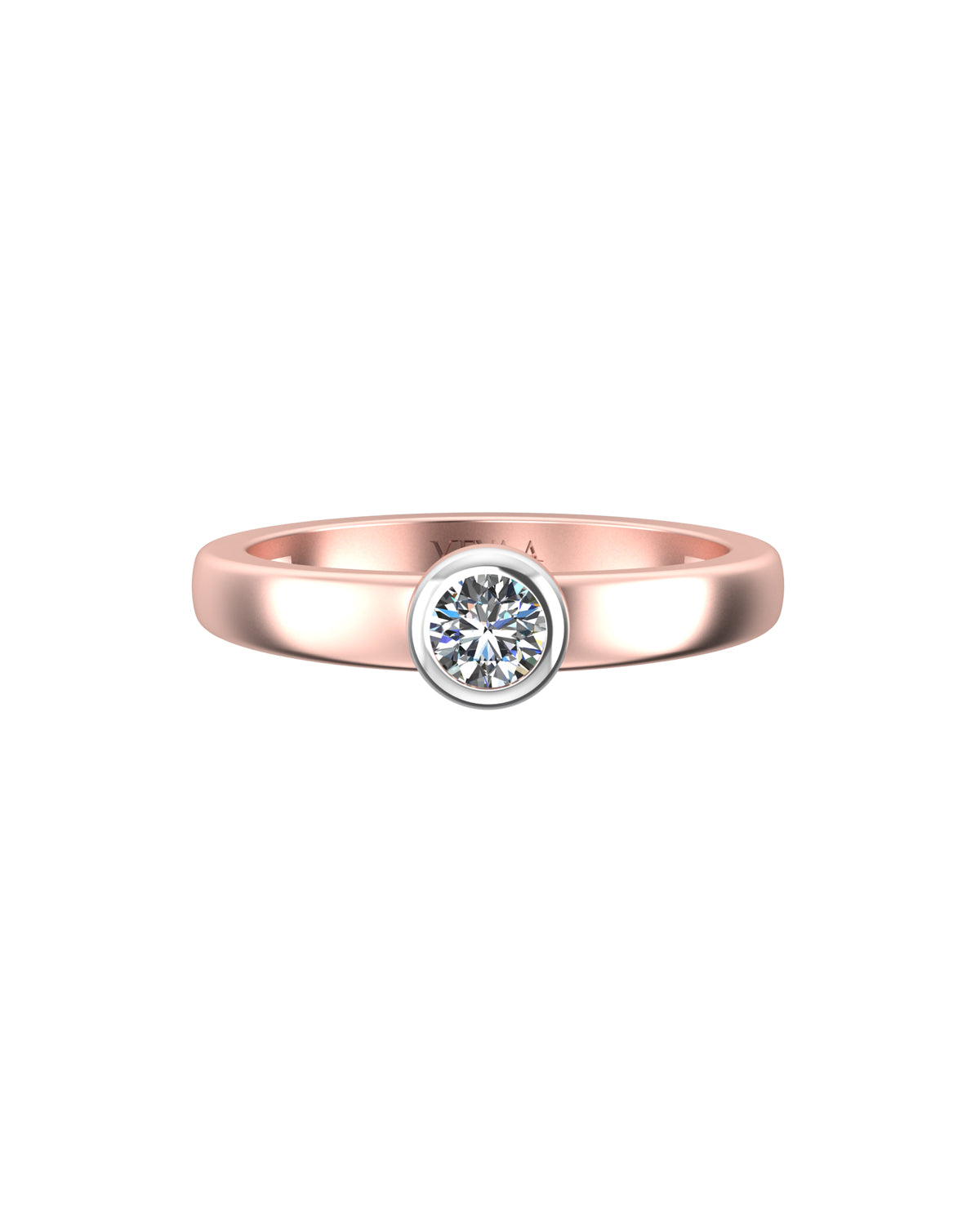 Lily Whirl 0.25 Carat Diamond Ring-Veyaa