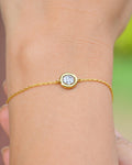 Glimmer 0.10 Carat Diamond Bracelet-Veyaa