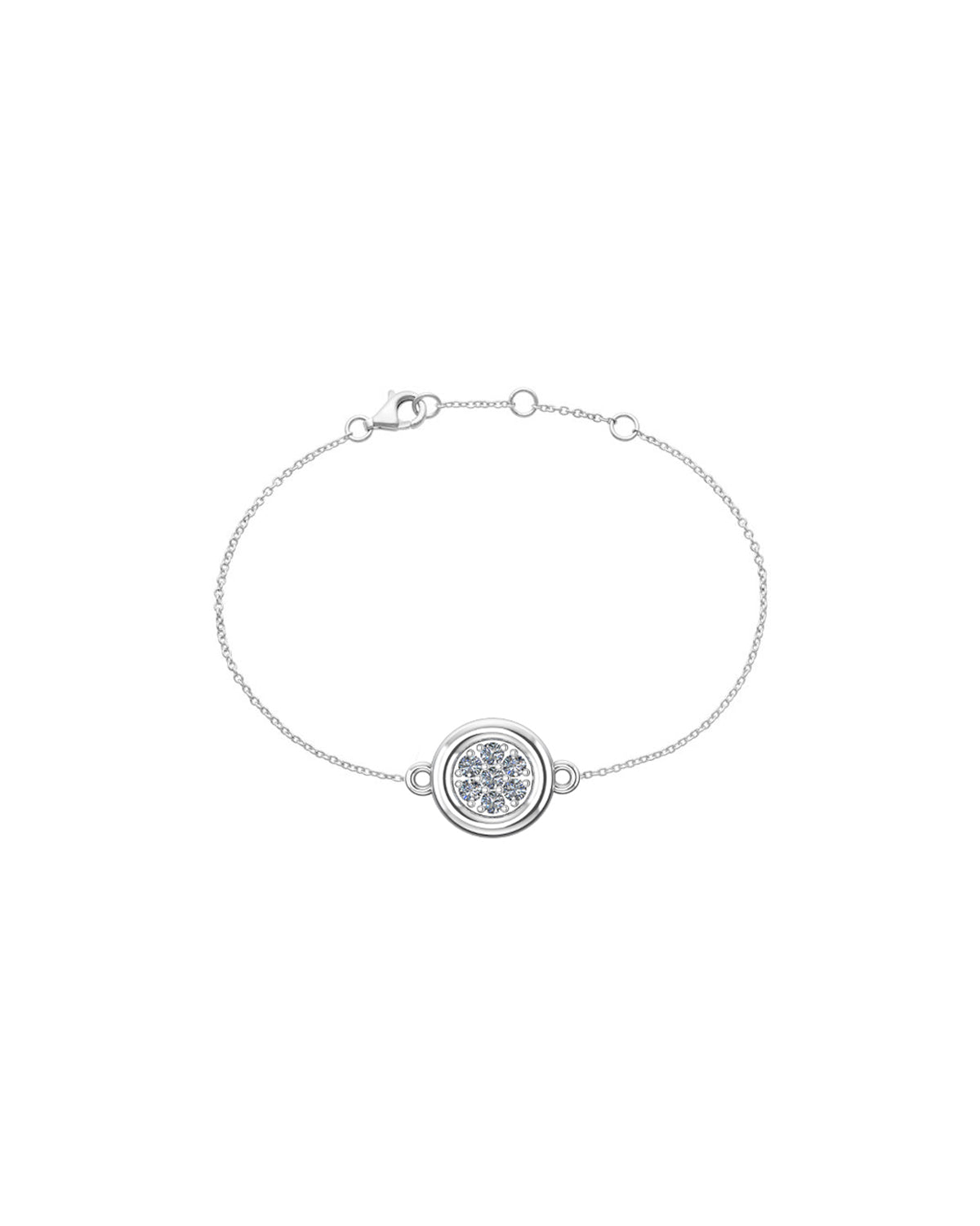 Glimmer 0.10 Carat Diamond Bracelet-Veyaa