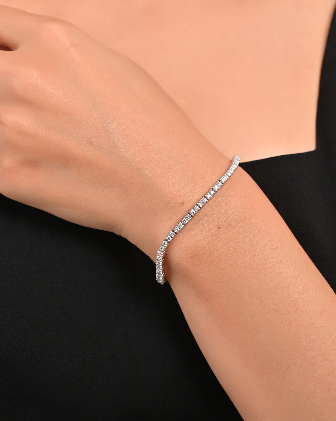 Eternal Line Tennis Diamond Bracelet