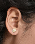 Daisy 0.24 Carat Diamond Earrings-Veyaa