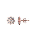 Daisy 0.24 Carat Diamond Earrings-Veyaa