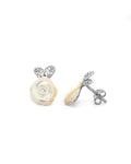 Flower Stud Earrings-Veyaa