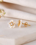 Floral Studs Earring-Veyaa