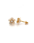 Floral Studs Earring-Veyaa