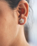 Floral Studs Earring-Veyaa