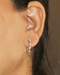Aina 0.15 Carat Diamond Hoops Earrings-Veyaa