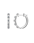 Aina 0.15 Carat Diamond Hoops Earrings-Veyaa