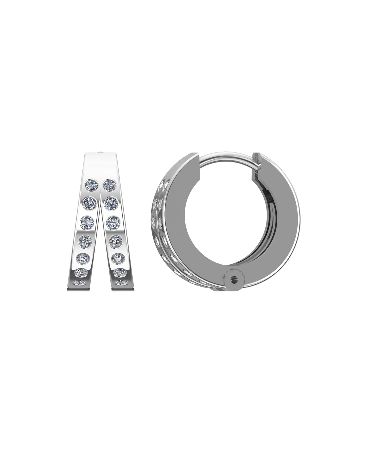 Linked Hoops Earrings-Veyaa