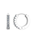 Amour 0.15 Carat Diamond Loop Earrings-Veyaa