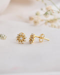 Fleur 0.14 Carat Diamond Earrings-Veyaa
