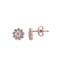 Fleur 0.14 Carat Diamond Earrings-Veyaa