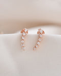 Oro 0.18 Carat Diamond Earrings-Veyaa