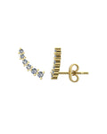 Oro 0.18 Carat Diamond Earrings-Veyaa