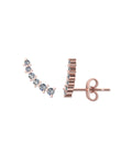 Oro 0.18 Carat Diamond Earrings-Veyaa