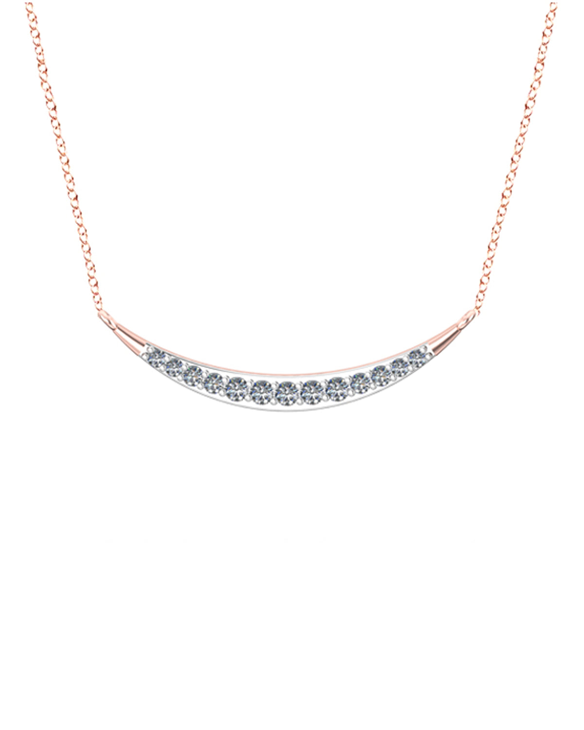 Gleam 0.31 Carat Diamond Neckpiece-Veyaa