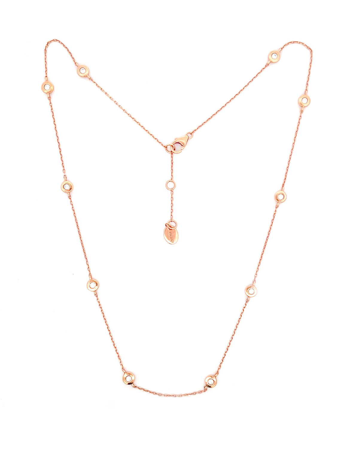 Barely There 0.32 Carat Diamond Necklace-Veyaa