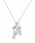 Flora 0.12 Carat Diamond Necklace-Veyaa