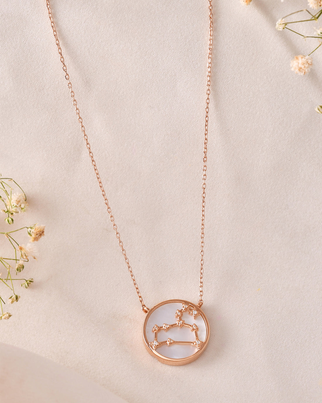 Leo Zodiac Necklace-Veyaa