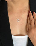 Harmony 0.12 Carat Diamond Neckpiece-Veyaa
