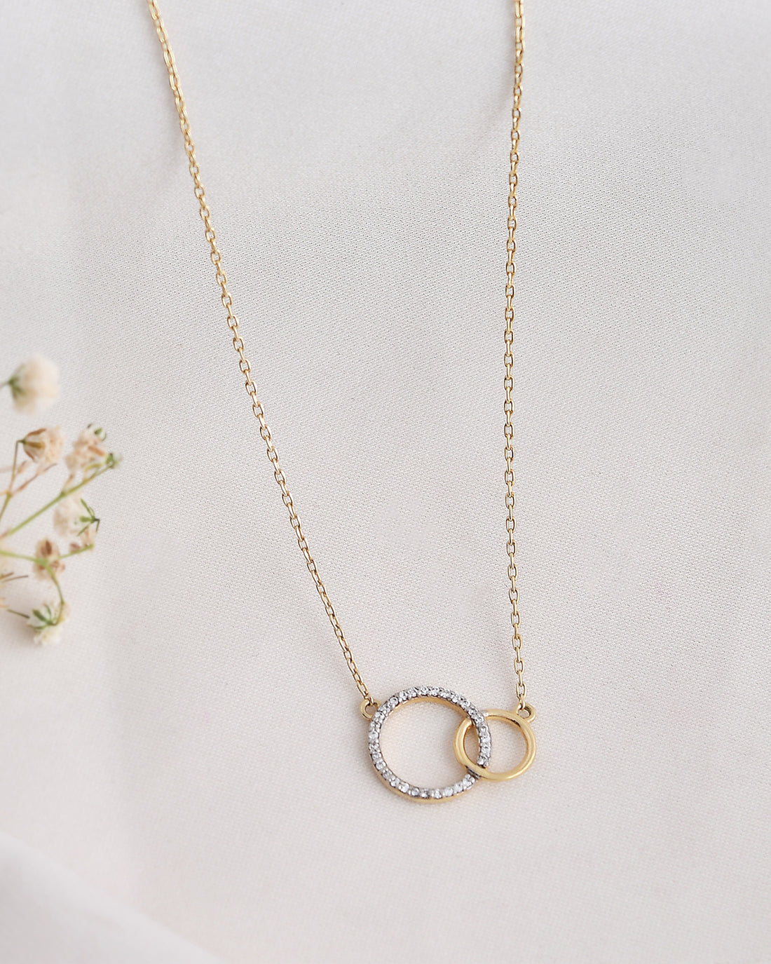 Harmony 0.12 Carat Diamond Neckpiece-Veyaa