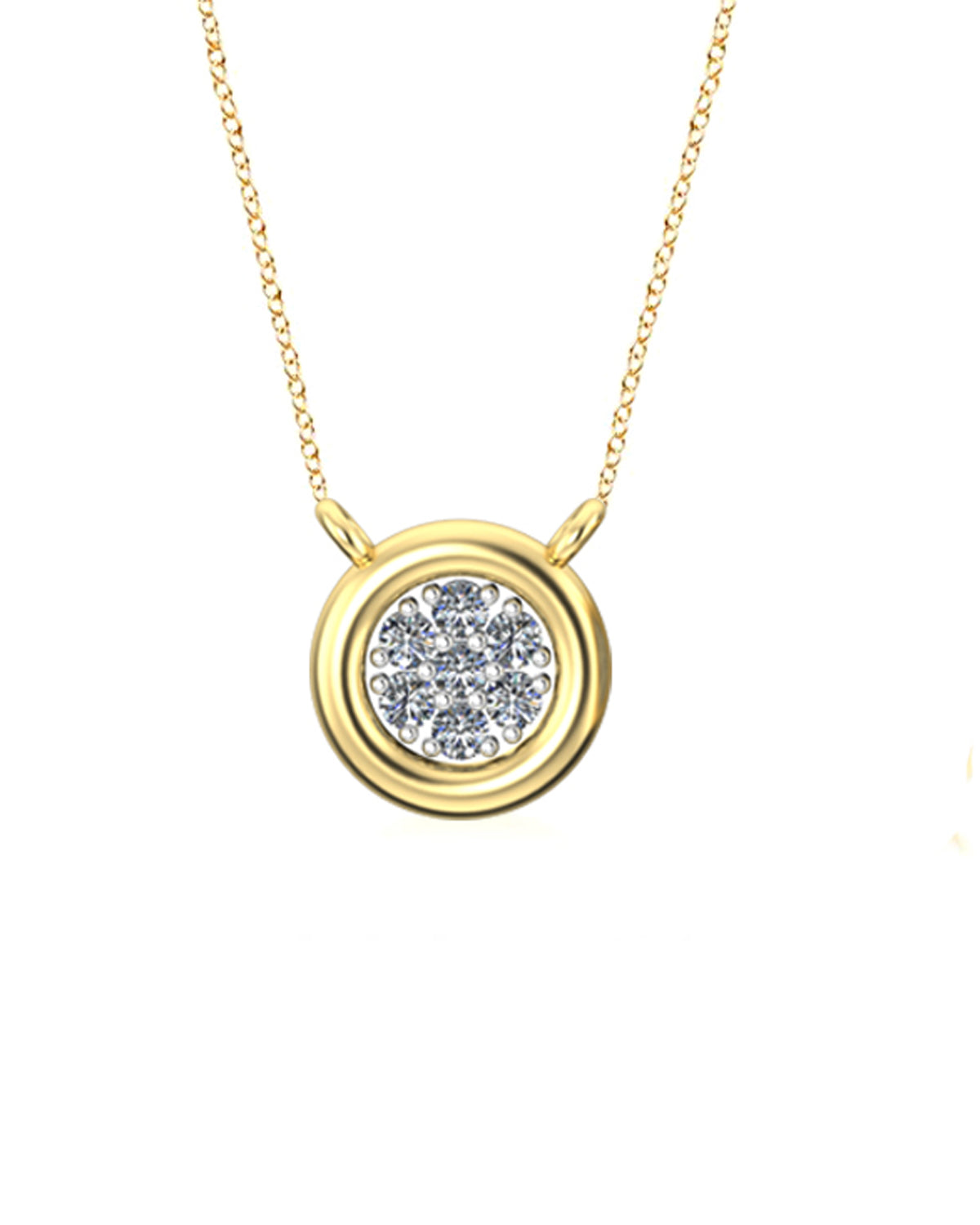 Everyday 0.10 Carat Diamond Neckpiece-Veyaa