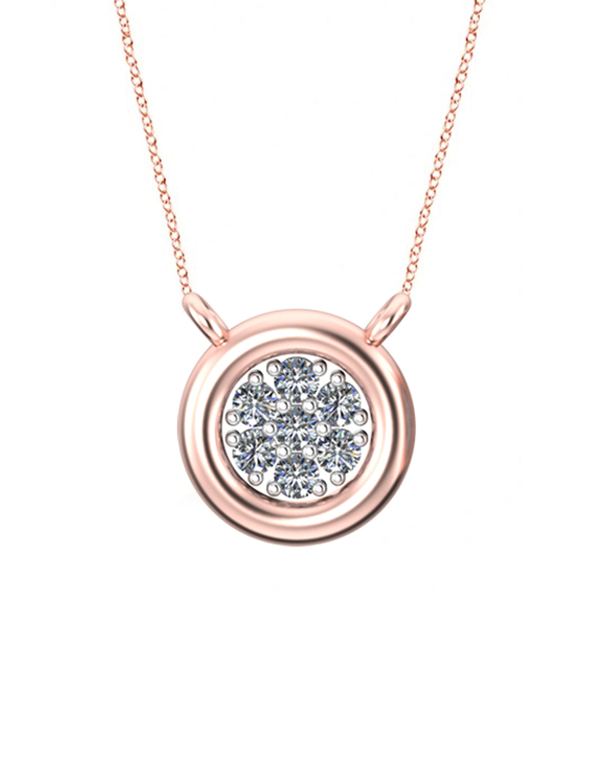 Everyday 0.10 Carat Diamond Neckpiece-Veyaa