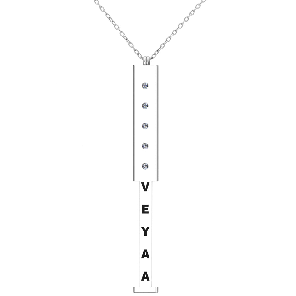 Hidden Name Necklace-Veyaa