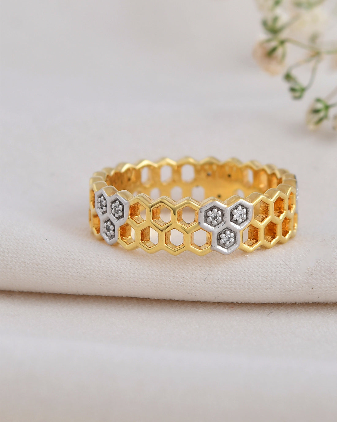 Honey Comb Ring-Veyaa