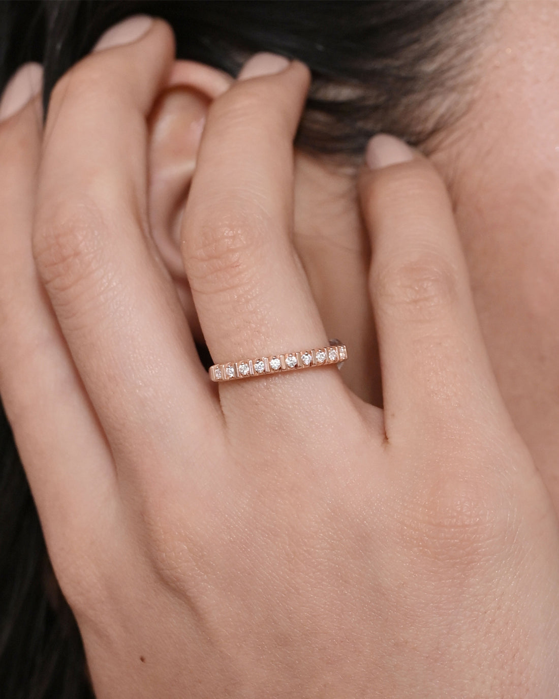 Lace 0.15 Carat Diamond Ring-Veyaa