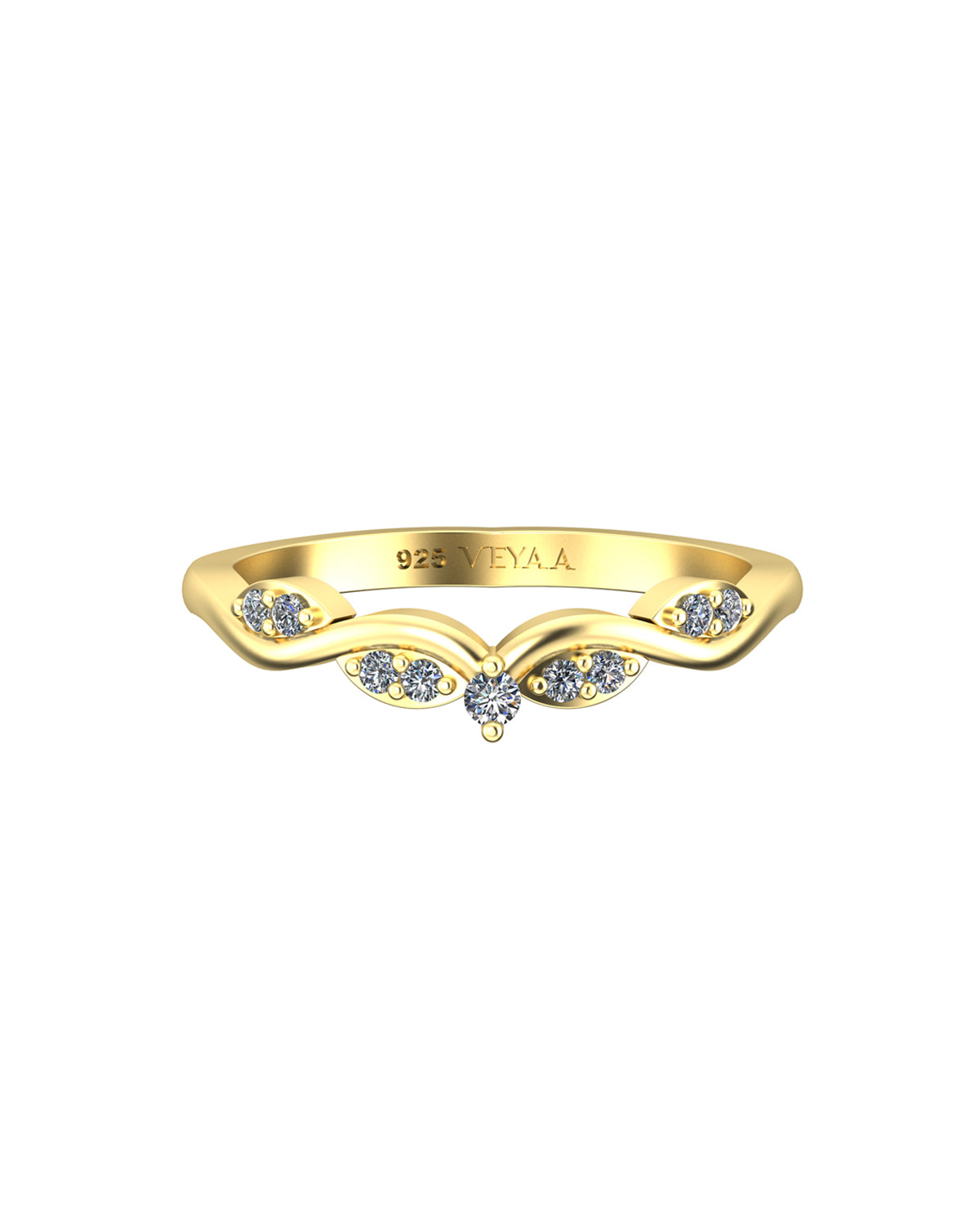 Mira 0.13 Carat Diamond Ring-Veyaa