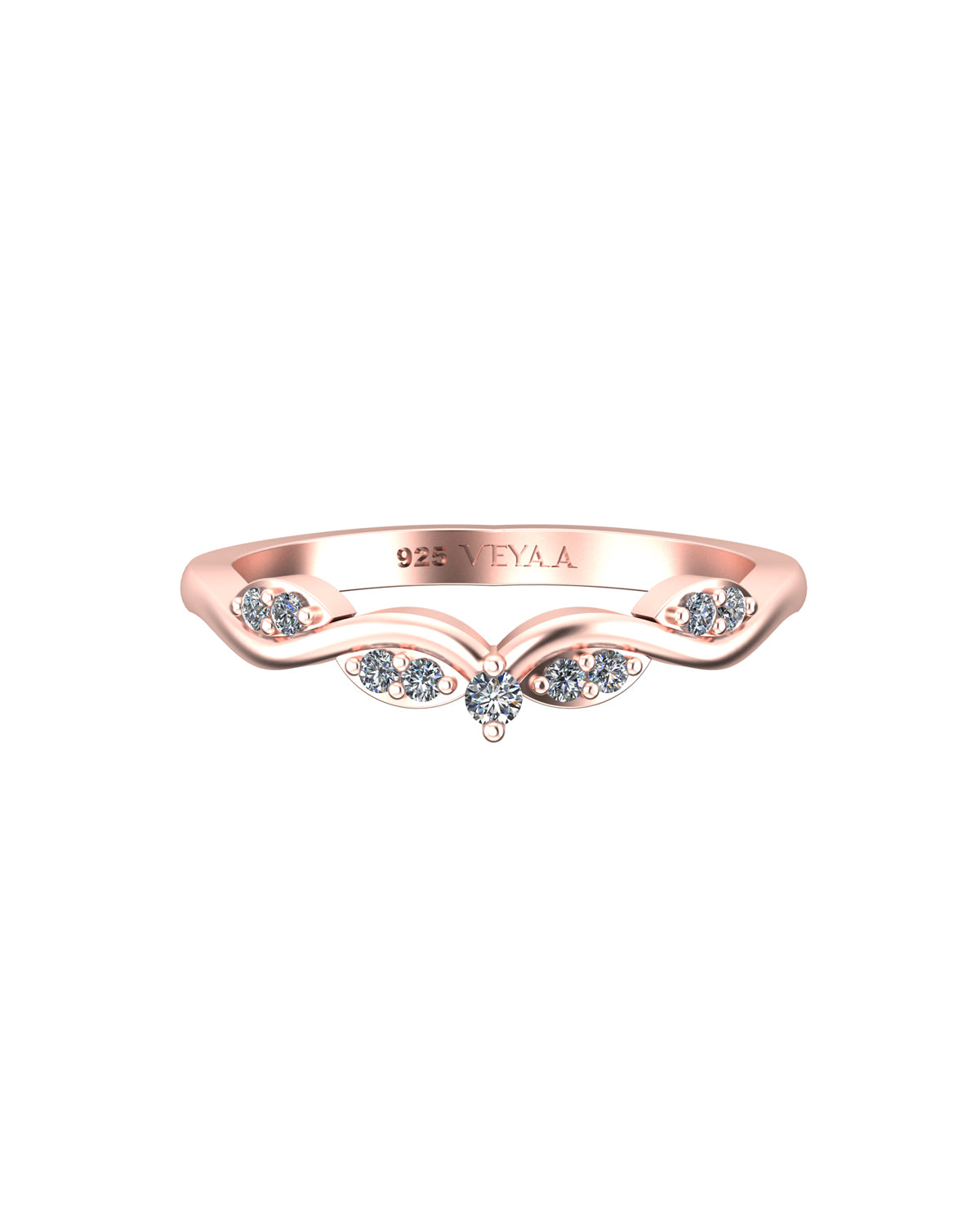 Mira 0.13 Carat Diamond Ring-Veyaa