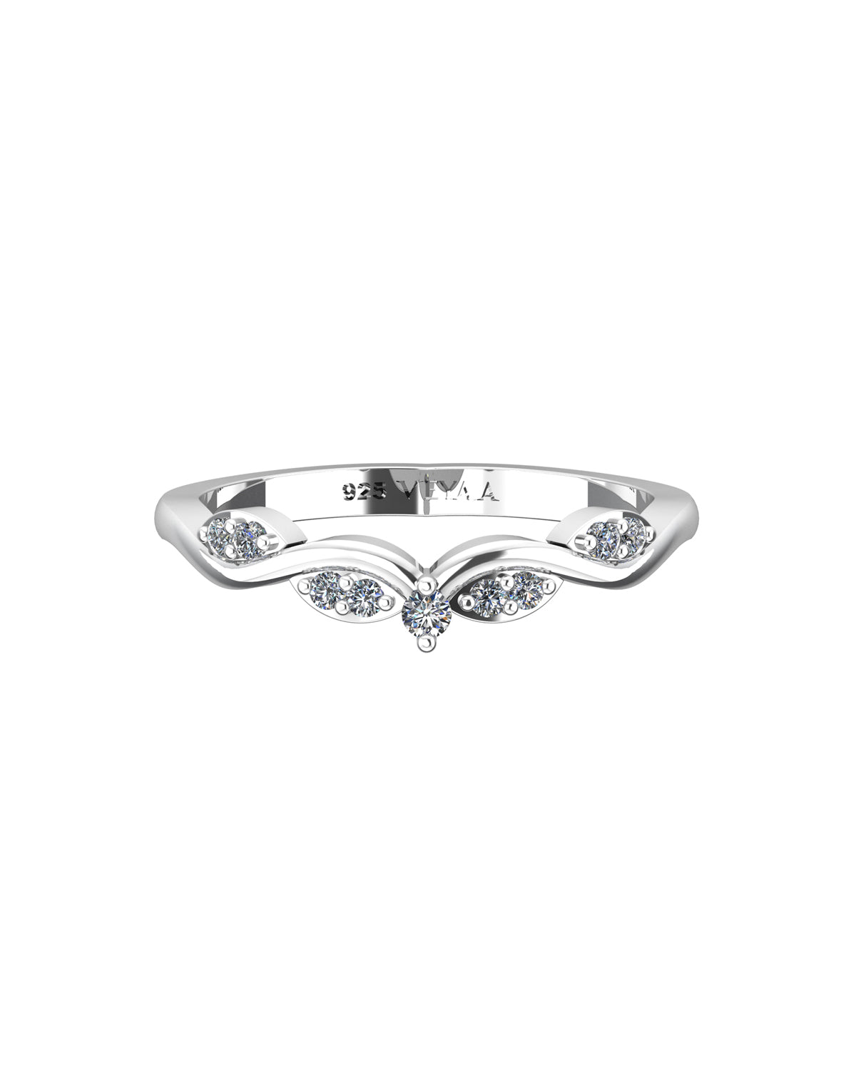 Mira 0.13 Carat Diamond Ring-Veyaa