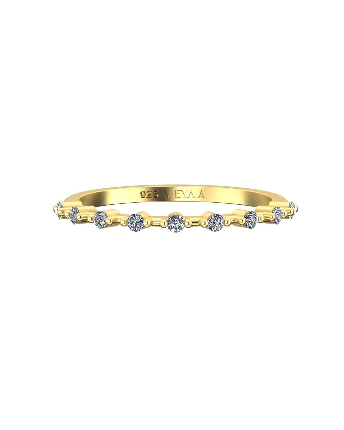 Violet 0.13 Carat Diamond Ring-Veyaa