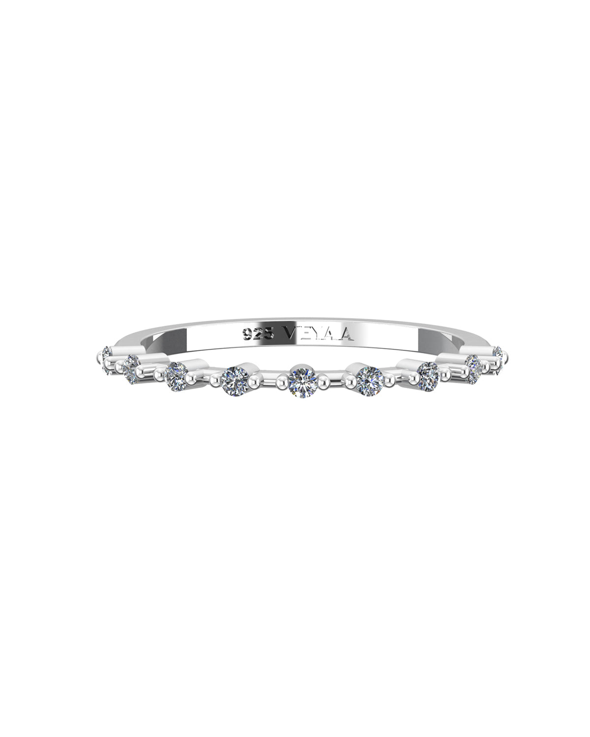Violet 0.13 Carat Diamond Ring-Veyaa