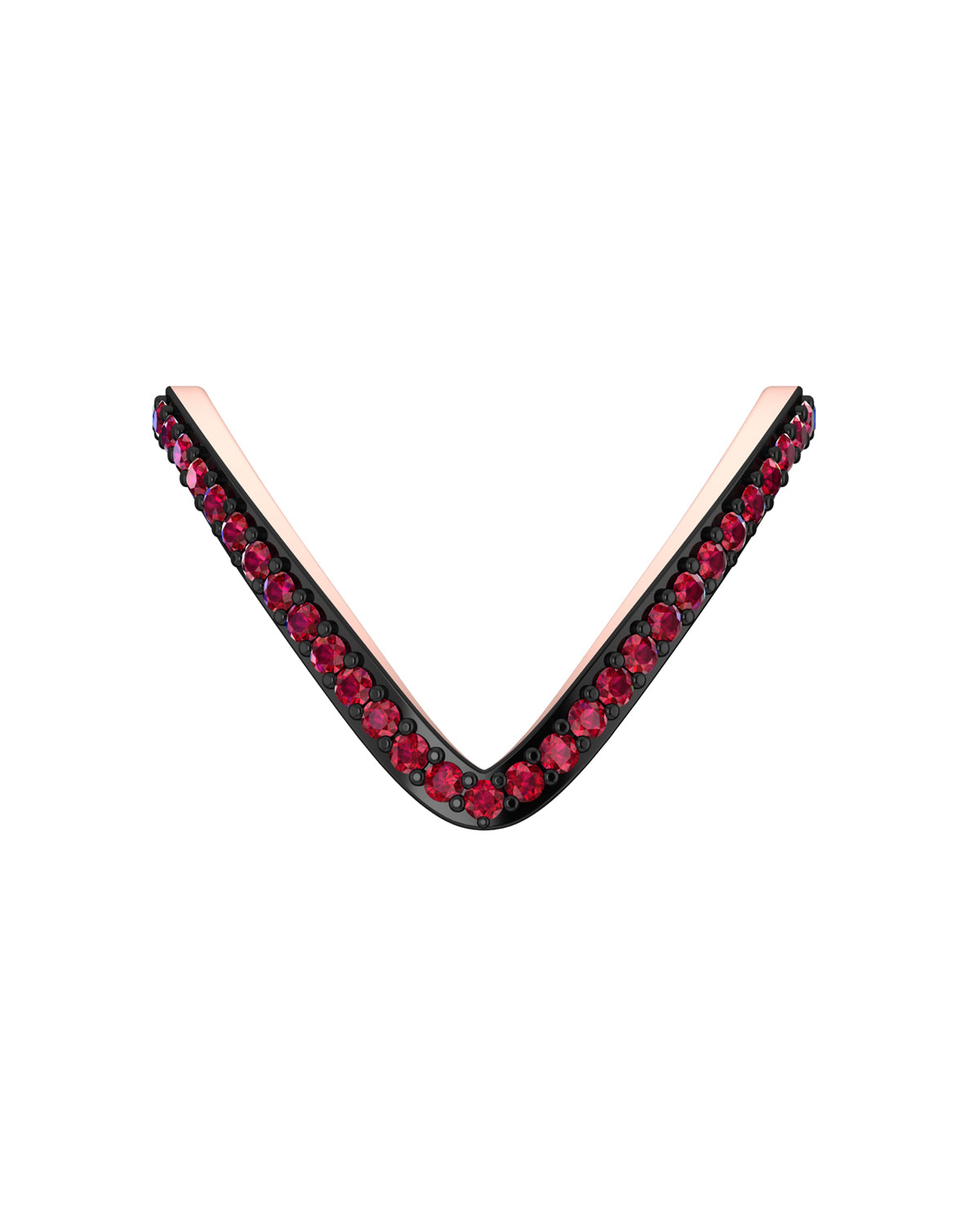 Twirl Natural Ruby and Sapphire Ring-Veyaa