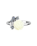 Rosebud 0.20 Carat Diamond Ring-Veyaa