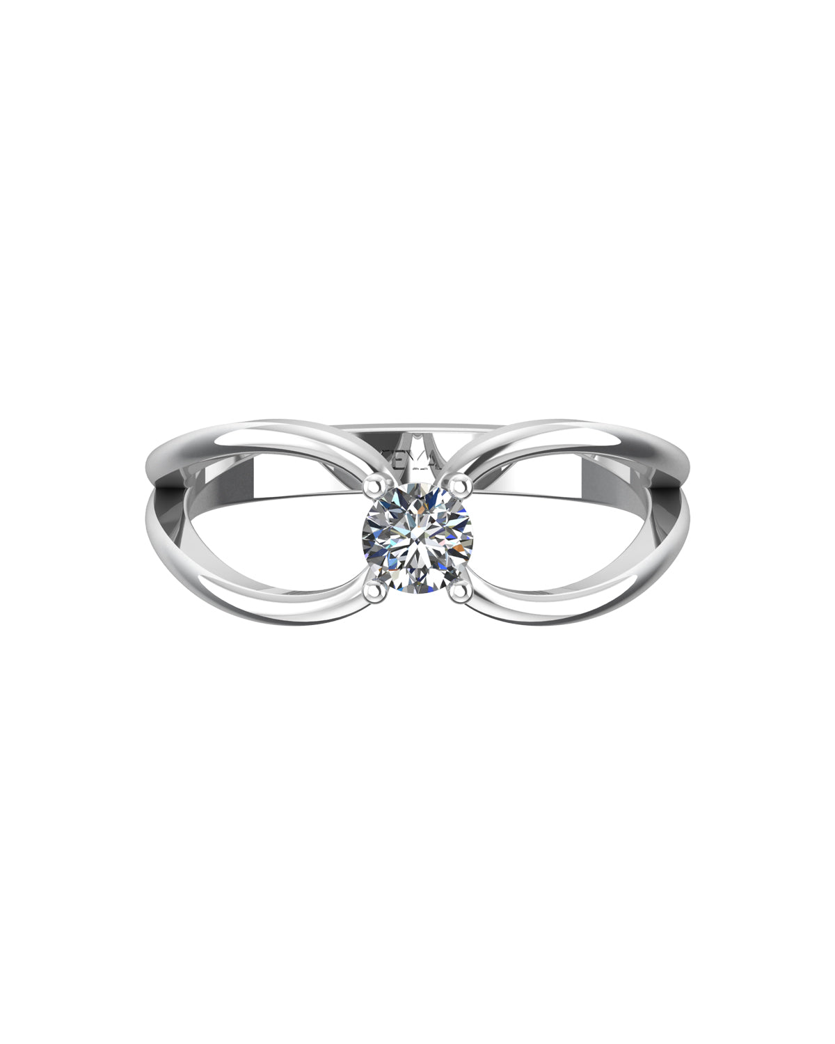 Bloom 0.28 Carat Diamond Ring-Veyaa