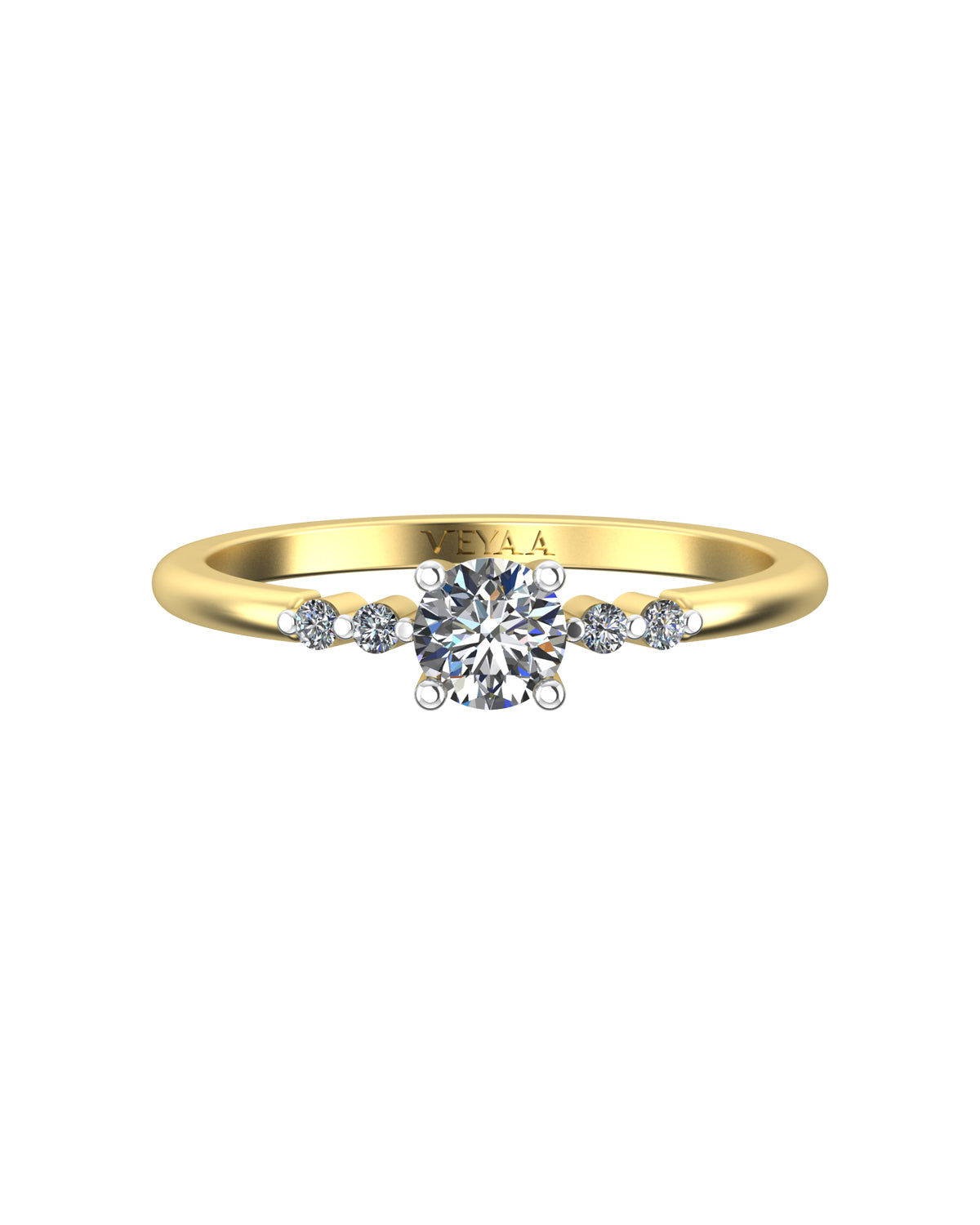 Zuri 0.38 Carat Diamond Ring-Veyaa