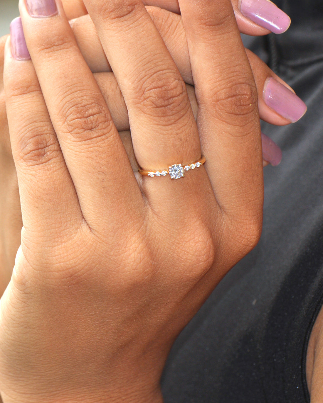 Zuri 0.38 Carat Diamond Ring-Veyaa