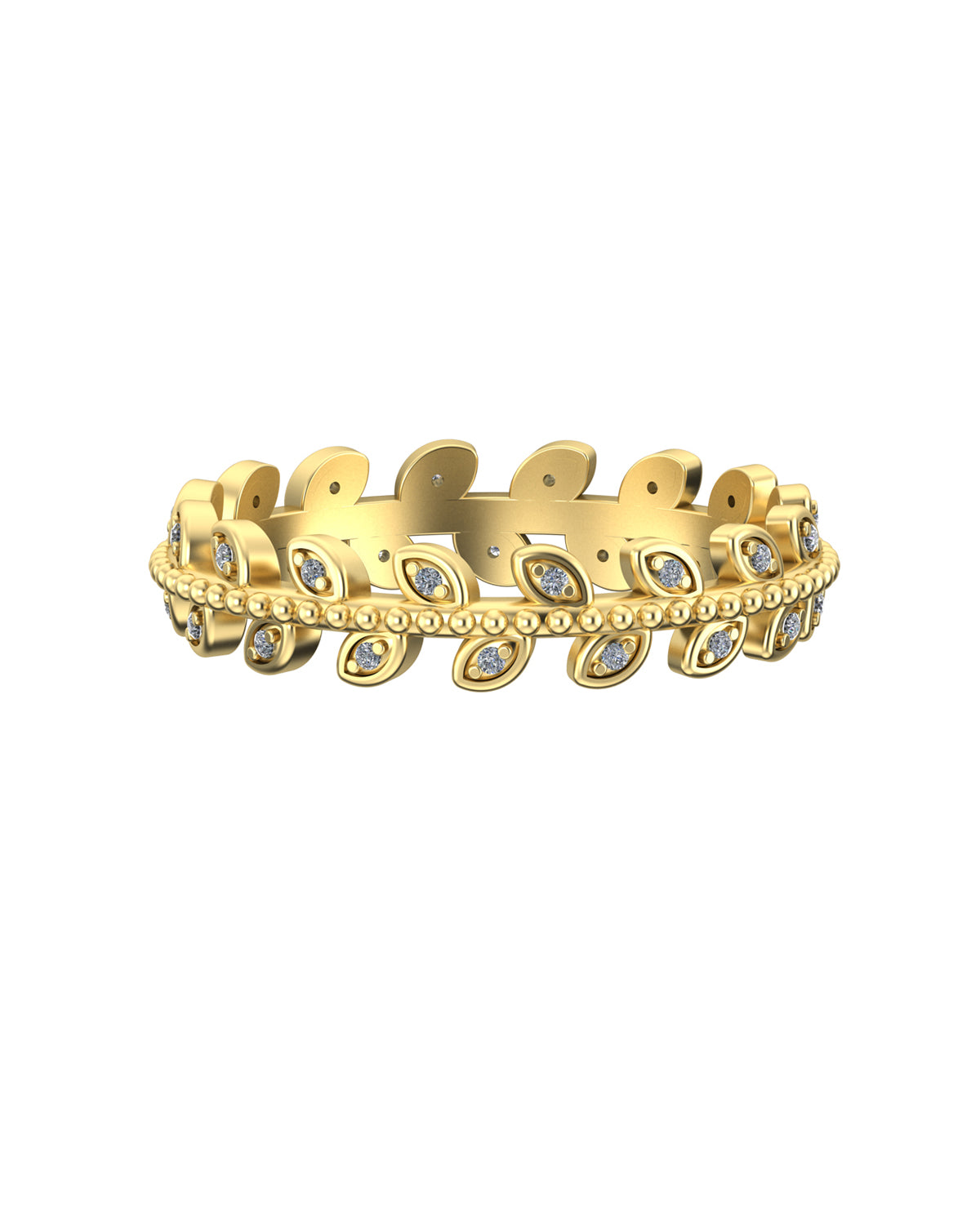 Fern Diamond Ring-Veyaa
