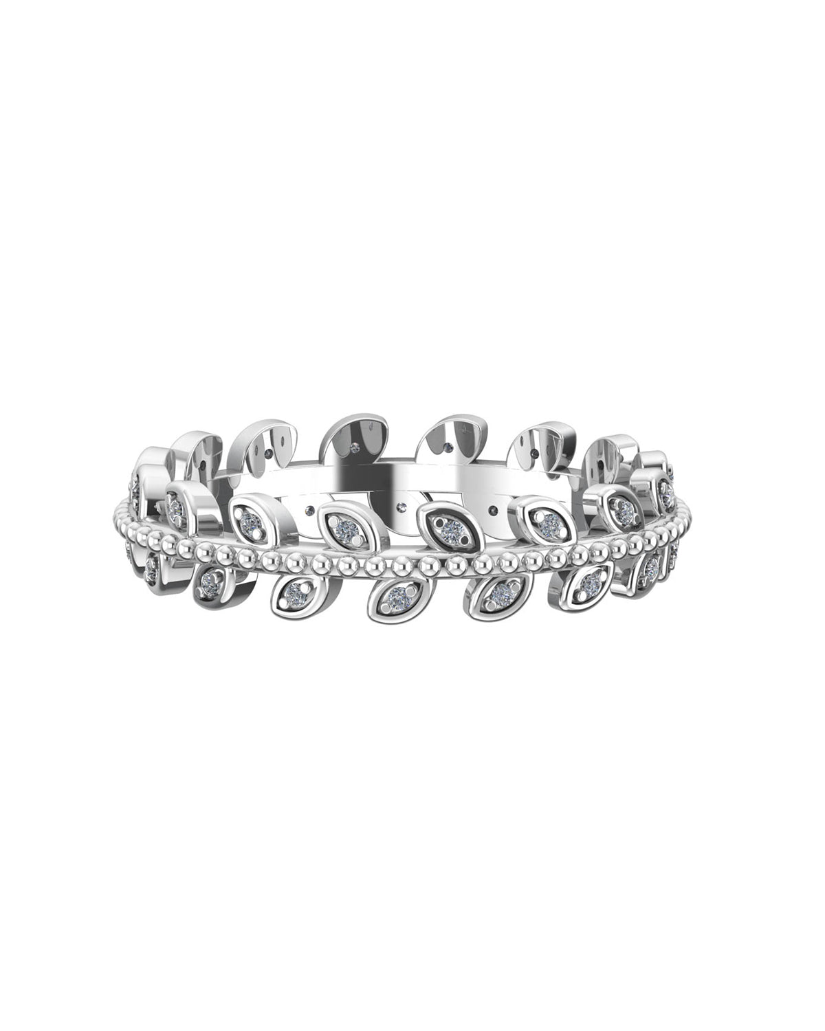 Fern Diamond Ring-Veyaa