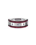 3 IN 1 Diamond and Natural Ruby Band-Veyaa
