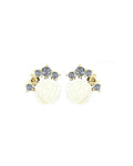 Bloom 0.45 Carat Diamond Earrings-Veyaa